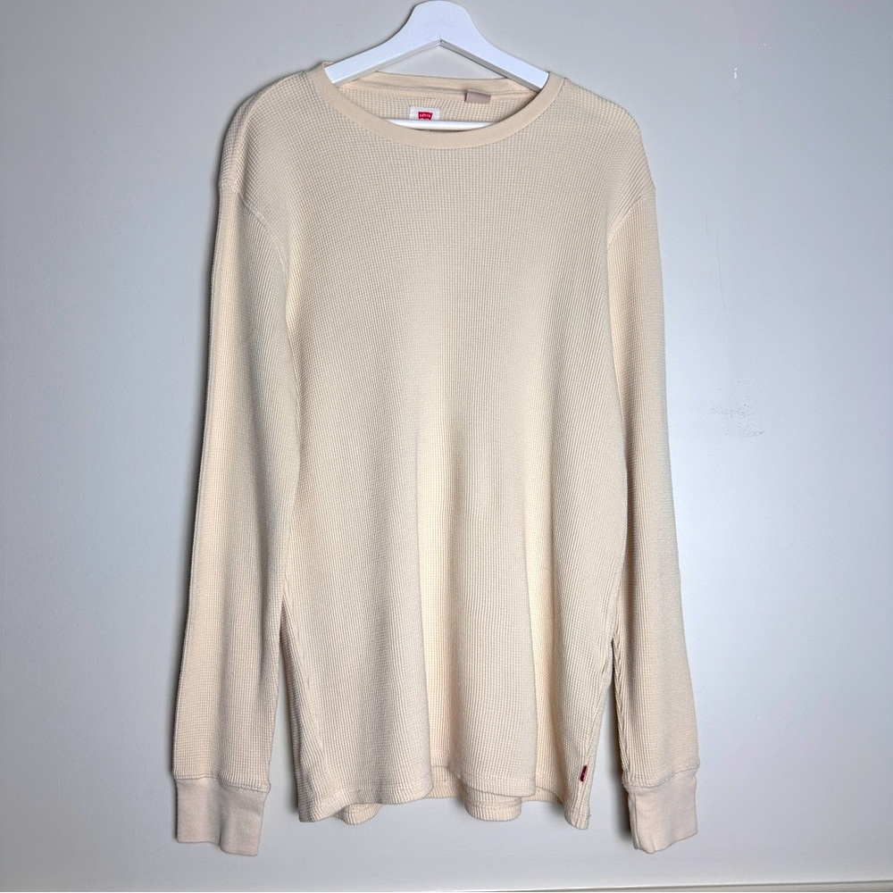 Levi’s Men’s Sweatshirt - Cream - Medium